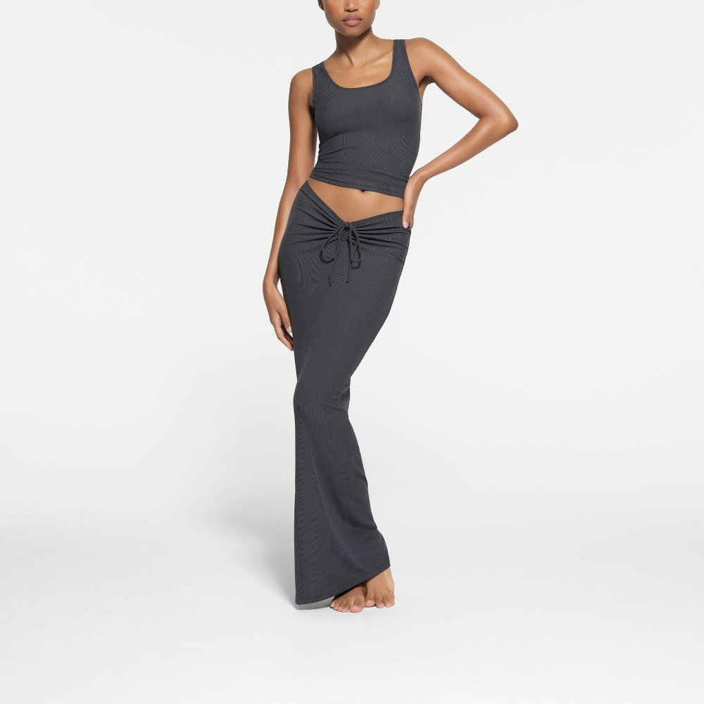 NWT SKIMS LONG SKIRT | GRAPHITE - Picture 2 of 6
